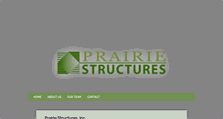 Desktop Screenshot of prairiestructures.com