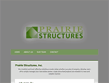 Tablet Screenshot of prairiestructures.com